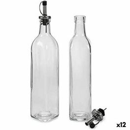 Set de Aceitera y Vinagrera 2 x 50 ml Transparente Cristal (12 Unidades)
