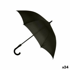 Paraguas Negro Metal Tela 100 x 100 x 84 cm (24 Unidades)