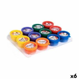 Pintura de Dedos Set Multicolor 28 ml (6 Unidades)