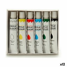 Set de pintura Multicolor Pintura acrílica 12 ml (12 Unidades)
