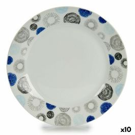 Plato de Postre Círculos Porcelana 19 x 2 x 19 cm (10 Unidades) Precio: 26.49999946. SKU: B1CG526RC4