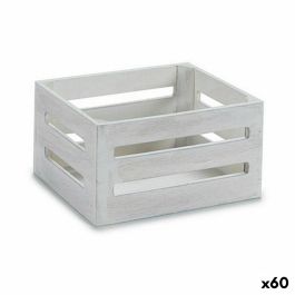 Caja Decorativa Blanco Madera 16 x 8 x 11 cm (60 unidades)
