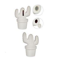 Hucha para Pintar Cactus 8,5 x 16,5 x 11,5 cm Cerámica (12 Unidades)