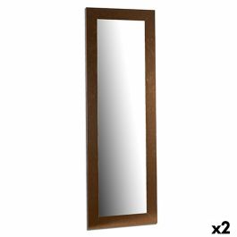 Espejo de pared Dorado Madera Vidrio 52,7 x 154,5 x 1,7 cm (2 Unidades)