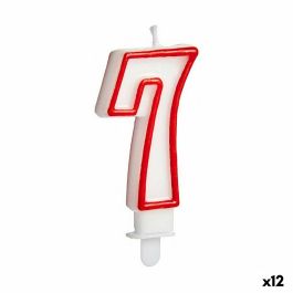 Vela Cumpleaños Número 7 (12 Unidades)