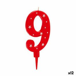 Vela Cumpleaños Número 9 (12 Unidades)