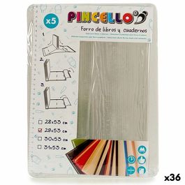 Forro Adhesivo para Libros Transparente Plástico 29 x 53 cm (36 Unidades)
