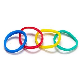 Gomas elásticas Mini Multicolor Ø 1,3 cm (12 Unidades)
