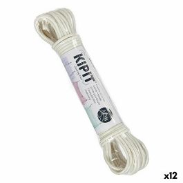 Cuerda para Tender Blanco PVC 10 m (12 Unidades)