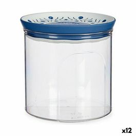 Bote Stefanplast Tosca Hermético Azul Plástico 700 ml 11,7 x 11 x 11,7 cm (12 Unidades) Precio: 52.5000003. SKU: B19ZPRRCDY