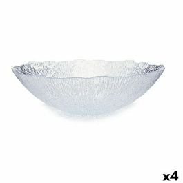 Cuenco Rio Transparente Cristal 30,5 x 8,6 x 30,5 cm (4 Unidades)