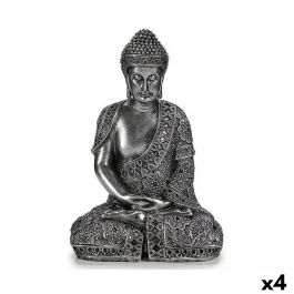 Figura Decorativa Buda Sentado Plateado 17 x 32,5 x 22 cm (4 Unidades) Precio: 90.49999948. SKU: B1JLAP7D9R