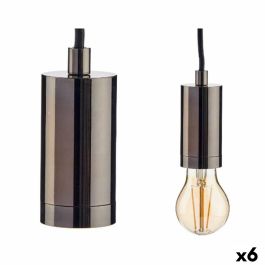 Lámpara de Techo Negro Metal 60 W (6 Unidades)
