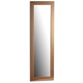 Espejo de pared 41 x 131 x 1,5 cm Dorado Madera Vidrio (2 Unidades)