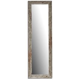 Espejo de pared Harry Blanco Madera Vidrio 40,5 x 130,5 x 1,5 cm (2 Unidades)
