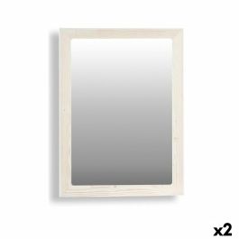 Espejo de pared Canada Blanco 60 x 80 x 2 cm (2 Unidades) Precio: 84.95000052. SKU: B16J7XF7NM