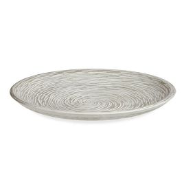 Plato Decorativo Blanco Espiral Ø 29 cm (6 Unidades)