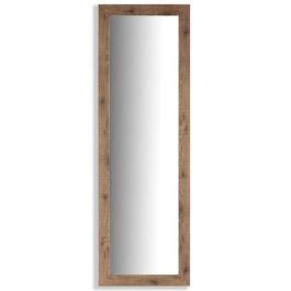 Espejo de pared Marrón Madera Vidrio 40 ,5 x 130,5 x 1,5 cm (2 Unidades)