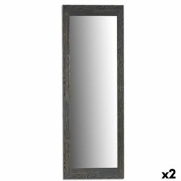 Espejo de pared Gris Madera Vidrio 53,5 x 155,5 x 1,5 cm (2 Unidades)