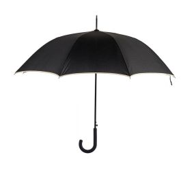 Paraguas Negro Crema Metal Fibra 95 x 95 x 86 cm (12 Unidades)