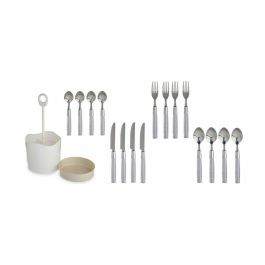 Set de Cubiertos Kinvara HQ223H10 Gris Acero Inoxidable (8 Unidades)