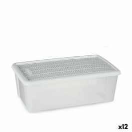 Caja de Almacenaje con Tapa Stefanplast Elegance Blanco Plástico 5 L 19,5 x 11,5 x 33 cm (12 Unidades) Precio: 47.94999979. SKU: B172YR79EY