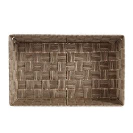 Cesta Multiusos Beige Tela 3,8 L 34 x 8,5 x 21 cm (18 Unidades)