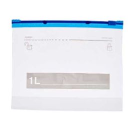 Set de Bolsas Reutilizables para Alimentos ziplock 20 x 17 cm Transparente Polietileno 1 L (21 Unidades)