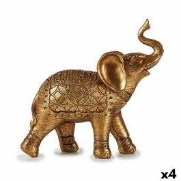 Figura Decorativa Elefante Dorado 27,5 x 27 x 11 cm (4 Unidades) Precio: 74.95000029. SKU: B1BH9KA84L