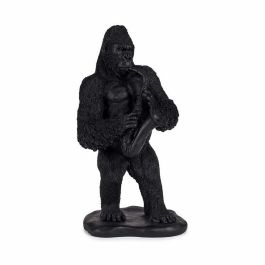 Figura Decorativa Gorila Saxofón Negro 15 x 38,8 x 22 cm (3 Unidades)