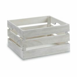 Caja Decorativa Blanco Madera 31 x 16 x 21 cm (18 Unidades)