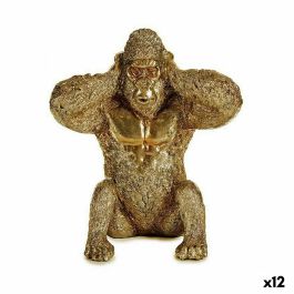 Figura Decorativa Gorila Dorado 10 x 18 x 17 cm (12 Unidades) Precio: 60.95000021. SKU: B19Z3XFD56