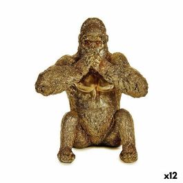 Figura Decorativa Gorila Yoga Dorado 11 x 18 x 16,2 cm (12 Unidades) Precio: 59.95000055. SKU: B1KAF6J6N9