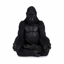 Figura Decorativa Gorila Yoga Negro 19 x 26,5 x 22 cm (4 Unidades)