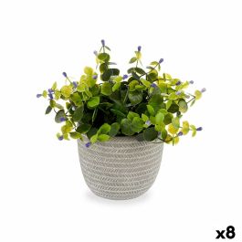 Planta Decorativa Flores Plástico 21 x 20,6 x 21 cm (8 Unidades)