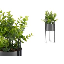 Planta Decorativa Eucalipto Metal Plástico 14 x 40 x 14 cm (8 Unidades)