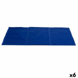 Alfombra para perros Refrescante Azul Espuma Gel 49,5 x 1 x 90 cm (6 Unidades)