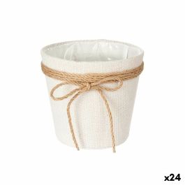 Macetero Ibergarden 86449 Blanco Marrón Tela Lazo 16 x 15 x 16 cm (24 Unidades) Precio: 68.4999997. SKU: B1KLKK44FP