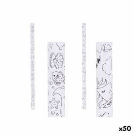 Papel de Regalo 70 x 150 cm Blanco (50 Unidades)