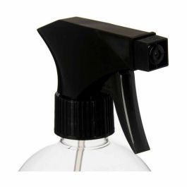 Botella Pulverizadora Negro Transparente Plástico 500 ml (12 Unidades)