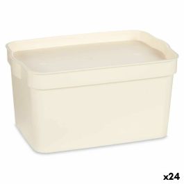 Caja de Almacenaje con Tapa Crema Plástico 2,3 L 13,5 x 11 x 20 cm (24 Unidades) Precio: 43.94999994. SKU: B1EW5DGQJA