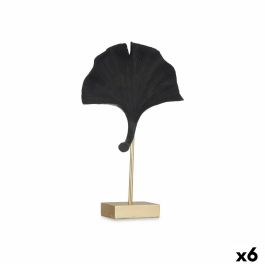 Figura Decorativa Ginkgo Negro Dorado 8 x 37 x 24,5 cm (6 Unidades) Precio: 112.94999947. SKU: B1H7EX5PD5
