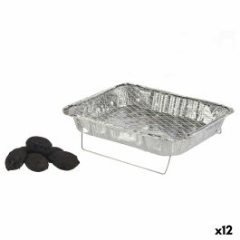 Barbacoa Desechable Aluminio Carbón 23,5 x 6 x 30,5 cm (12 Unidades) Precio: 59.95000055. SKU: B1KFCEZALA