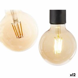Bombilla LED Vintage E27 Transparente 4 W 9,5 x 14 x 9,5 cm (12 Unidades)