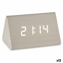 Reloj Digital de Sobremesa Blanco PVC Madera MDF 11,7 x 7,5 x 8 cm (12 Unidades) Precio: 125.94999989. SKU: B1BN293ER7