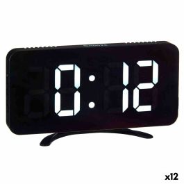 Reloj Digital de Sobremesa Negro ABS 15,7 x 7,7 x 1,5 cm (12 Unidades) Precio: 156.50000003. SKU: B1DHT6BMZ2