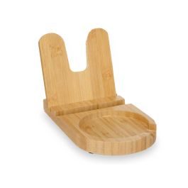 Soporte para Utensilios de Cocina Bambú 12,7 x 20,5 x 3,5 cm (12 Unidades)