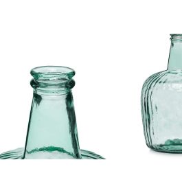 Botella Rayas Decoración 14 x 44 x 13 cm Transparente (2 Unidades)