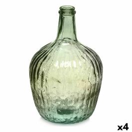 Botella Rayas Decoración 17 x 29 x 17 cm Verde (4 Unidades) Precio: 44.9499996. SKU: B18AWWLFWK