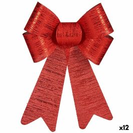 Lazo Adorno Navideño Rojo PVC 16 x 24 x 4 cm (12 Unidades) Precio: 12.68999963. SKU: B123BWG9PM